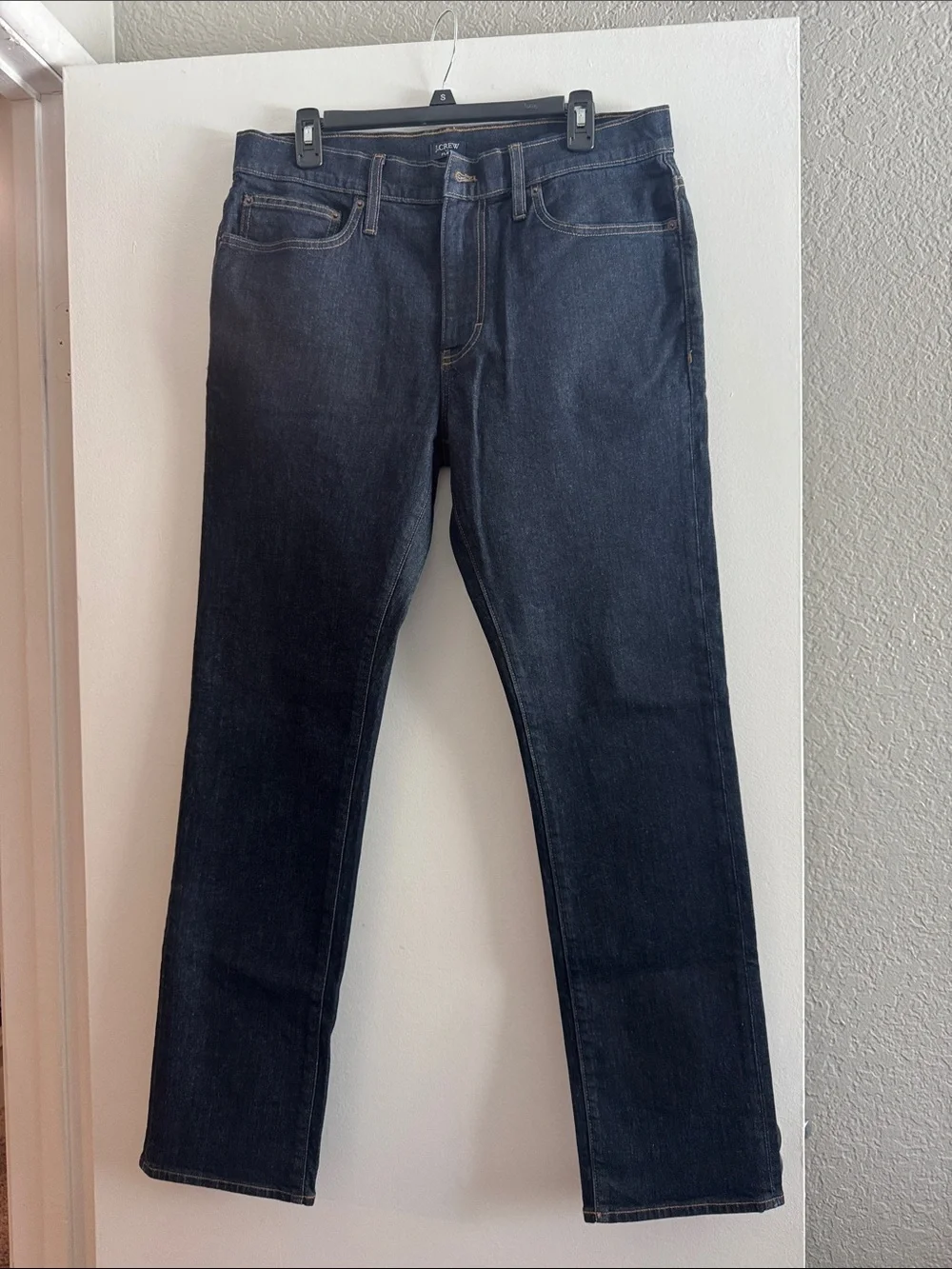 J. Crew Men's Straight Jeans in Dark Indigo